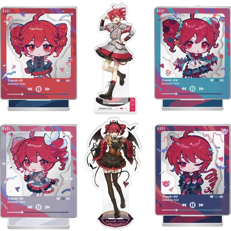二次元少女重音teto周边快闪万圣节亚克力立牌桌面摆件送朋友闺蜜