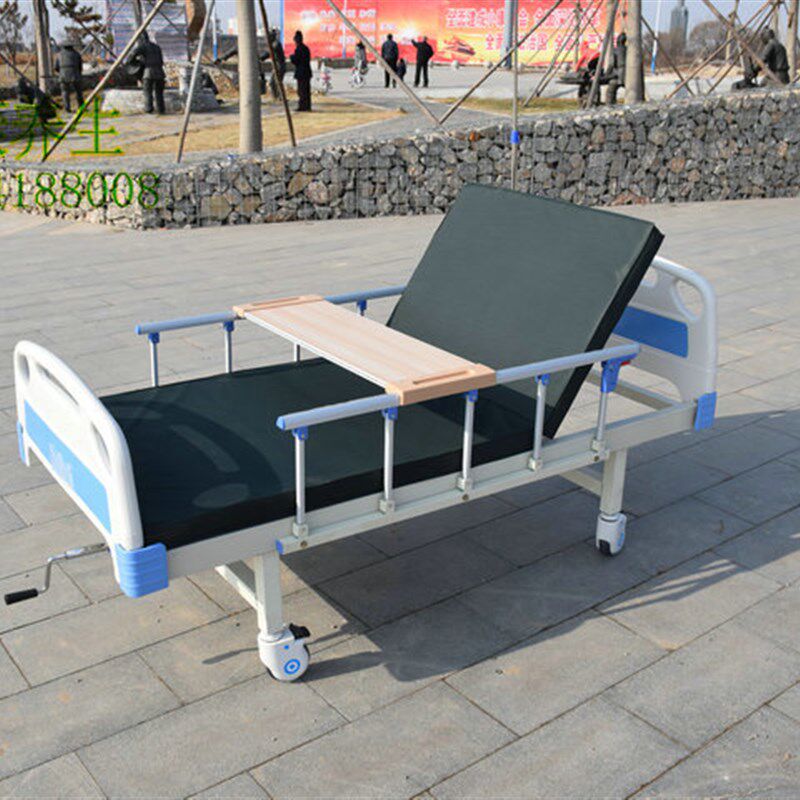 极速新品多功能单摇床病床疗养护理床方管床面双N摇床X 家用起背