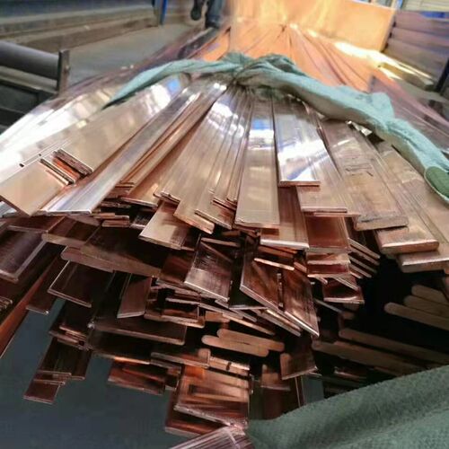 新品T2 紫铜排 红铜o排 纯铜条 散热铜板 接地线 接地铜排 扁条厚