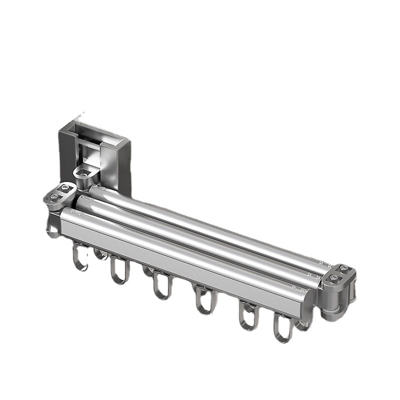 极速折叠晾衣架j墙壁挂式室内飘窗外家用阳台隐形凉衣杆伸缩晒被
