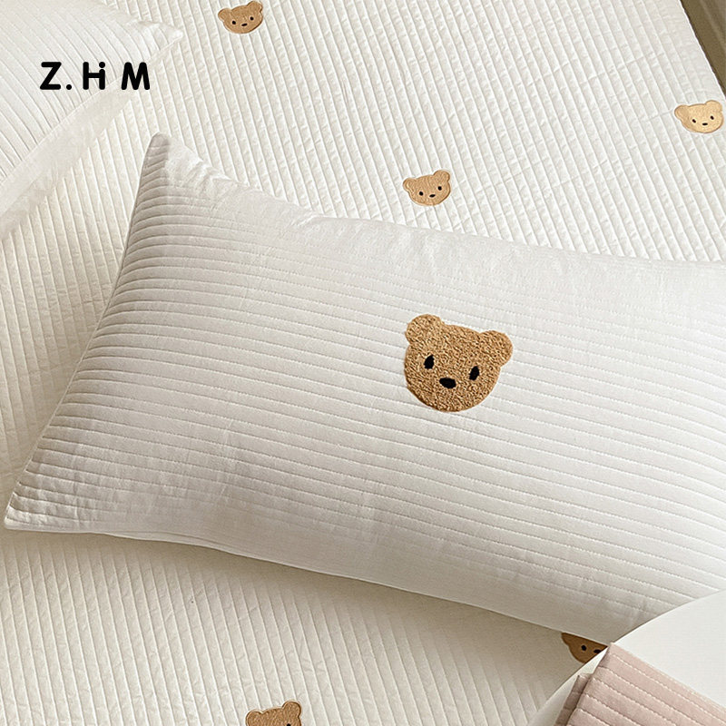 极速加厚纯棉夹棉儿童枕套宝宝30x50小枕头套可爱40x60c.m全棉枕