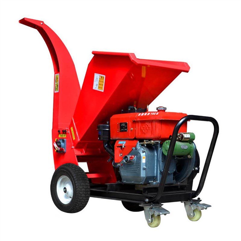 极速木屑c机 树枝粉碎机小型园林果园移动式树叶枝条破碎机