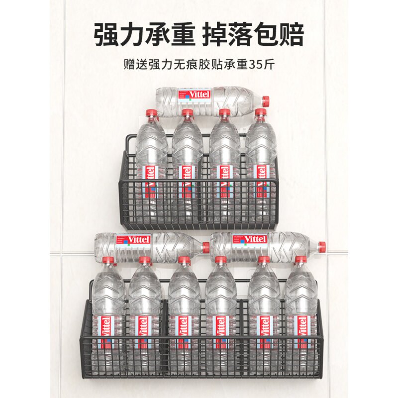 极速家用厨房小工具置物架u神器葱姜蒜生姜大蒜收纳筐墙上壁挂式