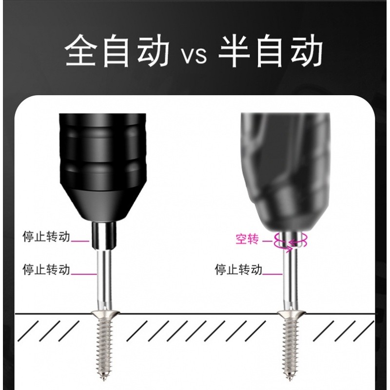 极速电动螺丝刀充电式无线家用多功E能小型锂电钻直柄电批迷你起