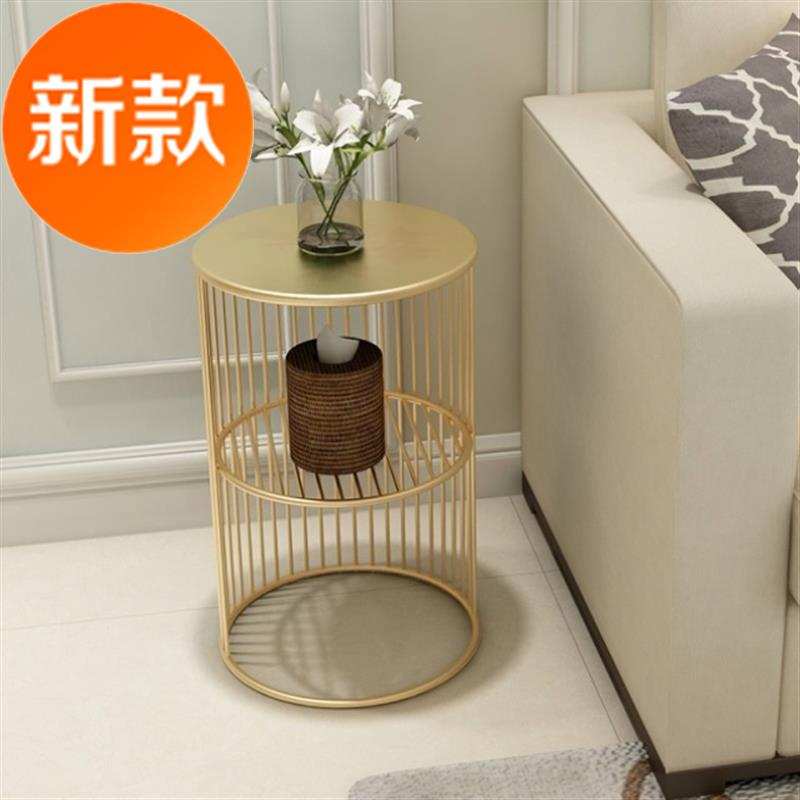 极速小户型边几沙发酒店t大理石床头柜i客厅简约小北欧边几卧室铁