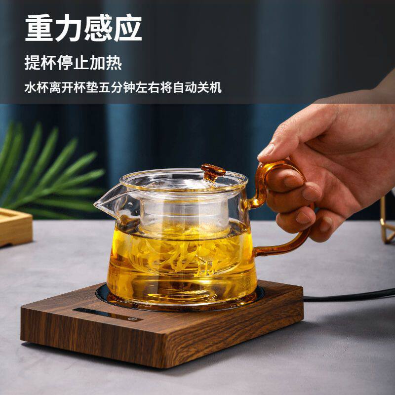 极速温茶器恒温杯垫可加热1v00度可调烧水加热杯垫智能水杯保温底