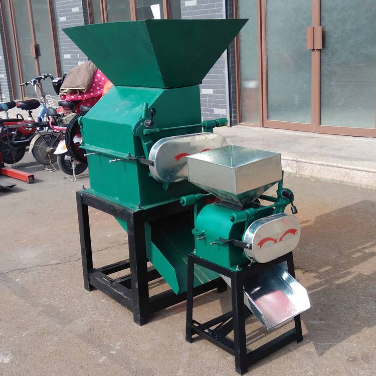 极速新品两相电粮f食挤扁机 x高粱花生破碎机大小可调小型家用挤