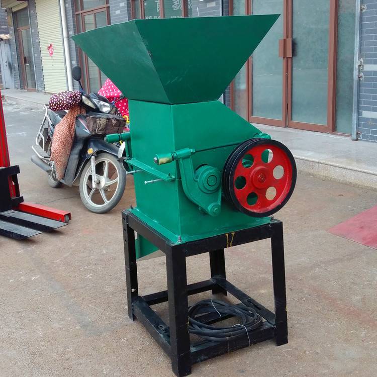 极速新品农用杂i粮f压片机 高粱花生对辊破碎机供应多功能粮食破