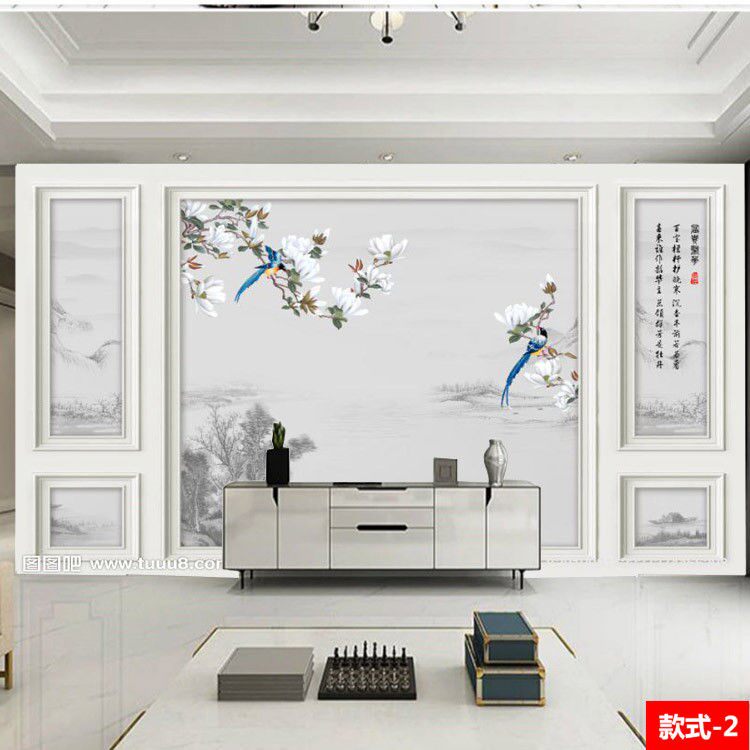 极速8d电视背景墙壁纸5d立体简约客厅装饰壁画3dT欧式浮雕影视墙