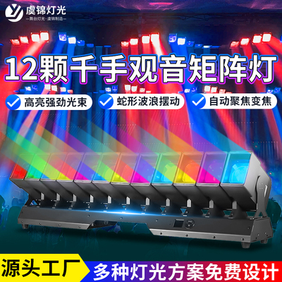 虞锦60W千手观音摇头光束灯