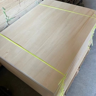 现货3mm椴木胶合板激光雕刻切割拼图工艺整张 多层椴木胶合板