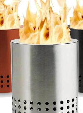 跨境独立站新款烤火炉铁艺暖手炉家庭户外露营便携小火炉