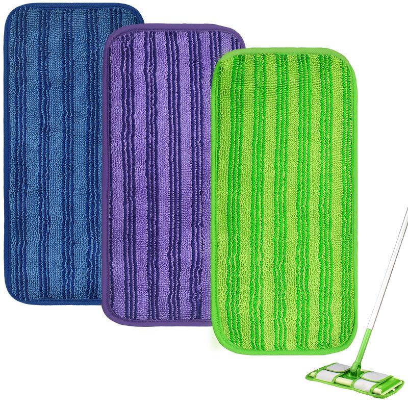适配 Swiffer Sweeper 12英寸干湿两用拖把 超细纤维拖布替换垫