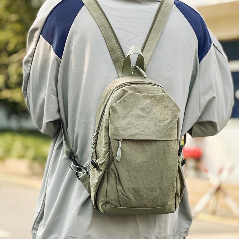 两用胸包男女户外便携旅行包轻便小型双肩包运动徒步登山包斜挎包