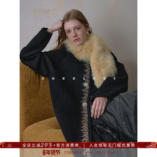 ONEELABS原创品牌 轻奢珠宝扣 演绎新中式美学 100羊毛双面呢大衣