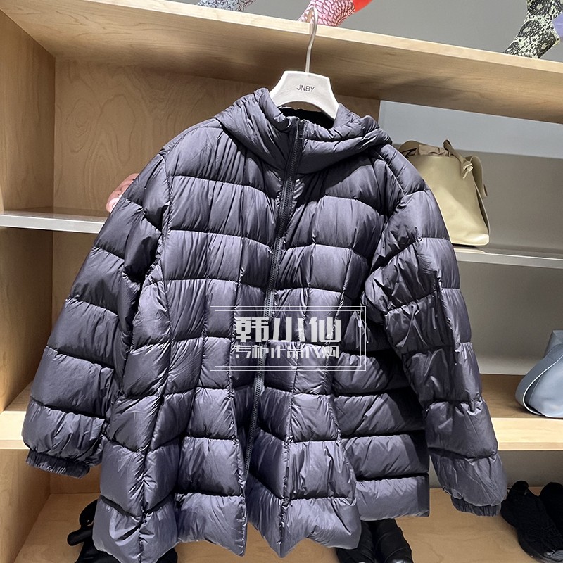 JNBY/江南布衣专柜正品2024年冬连帽羽绒服女外套5O0C12160-1795