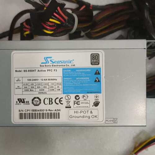议价seasoc SS-850HT Aive PFC F3工业设备电源 850W