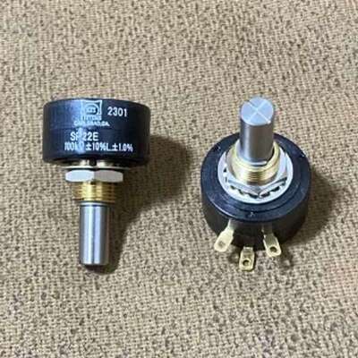 议价导电塑料SP22E-100K精度电位计ETI Systems 1转100KΩ 10%,1W
