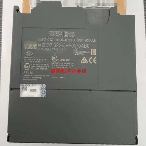 议价6ES7332-5HF00-00 95新功能完好【】