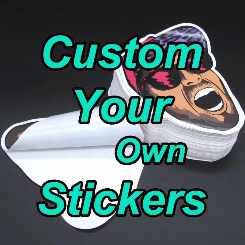 Custom Stickers Your Own Logo Name Label PVC Vinyl Waterproo