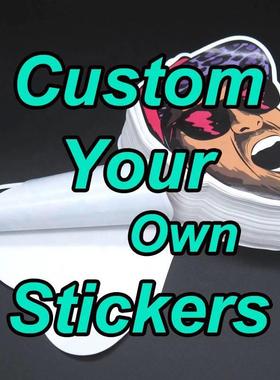 Custom Stickers Your Own Logo Name Label PVC Vinyl Waterproo