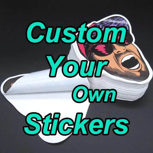 Custom Stickers Your Own Logo Name Label PVC Vinyl Waterproo