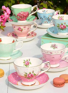 european bone porcelain coffee cup set afternoon tea set新款