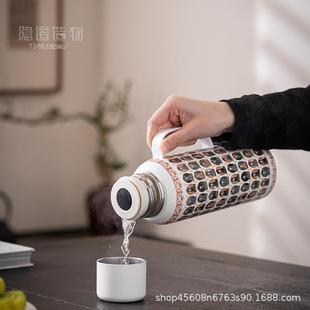 茶保温热水 家用焖茶壶古办暖水壶不锈钢复mch24111闷泡壶公室冬季