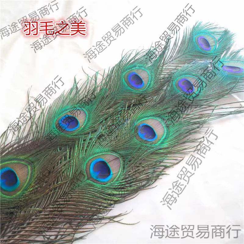 家饰品摆件雀孔雀kKbHwXkj羽毛真孔花居瓶装饰品孔雀翎尾婚庆毛羽