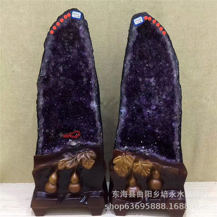 天然紫水晶洞摆件 巴西紫晶洞摆件 水晶洞摆件厂家直销