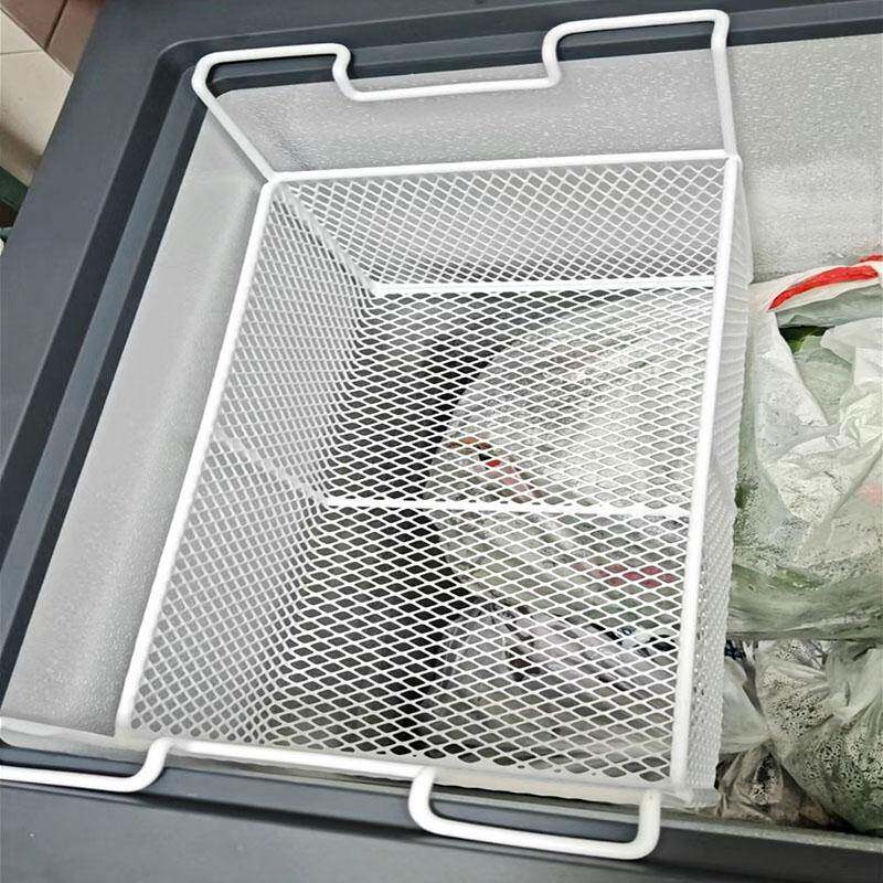冰柜内部置物架冰箱分隔盒内置物筐栏篮子收纳整理丸子挂篮