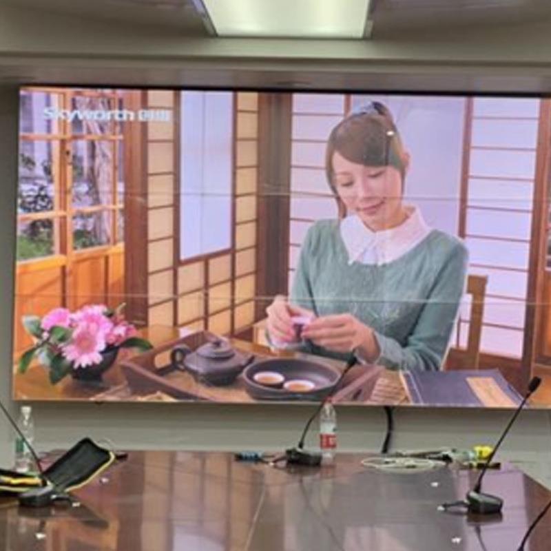 4证书6/49/55无缝拼接屏显超窄边监控视频寸摸示器触安防电视墙大