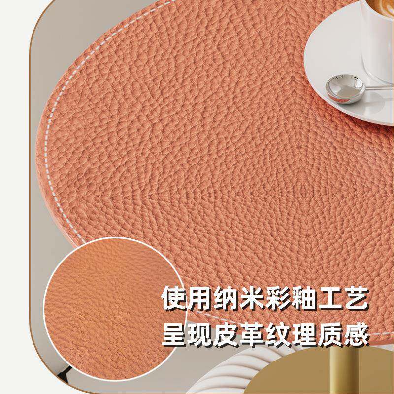 小户型创意桌蘑菇圆边形几客厅zk-柱底用现代个性小子轻家奢玻璃