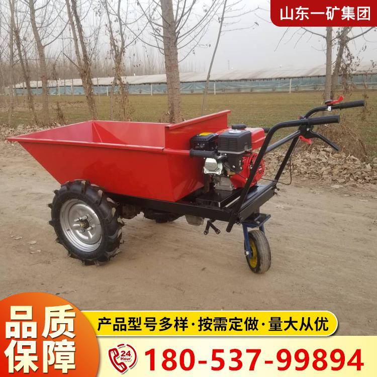 建筑电动轮工程车手沙推式泥工程车工地土自三JIAOZHIL水动翻斗车