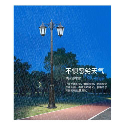 L公ED庭院灯3米4米户外圆形FL-TYD--景观灯欧园小区式各中式款式
