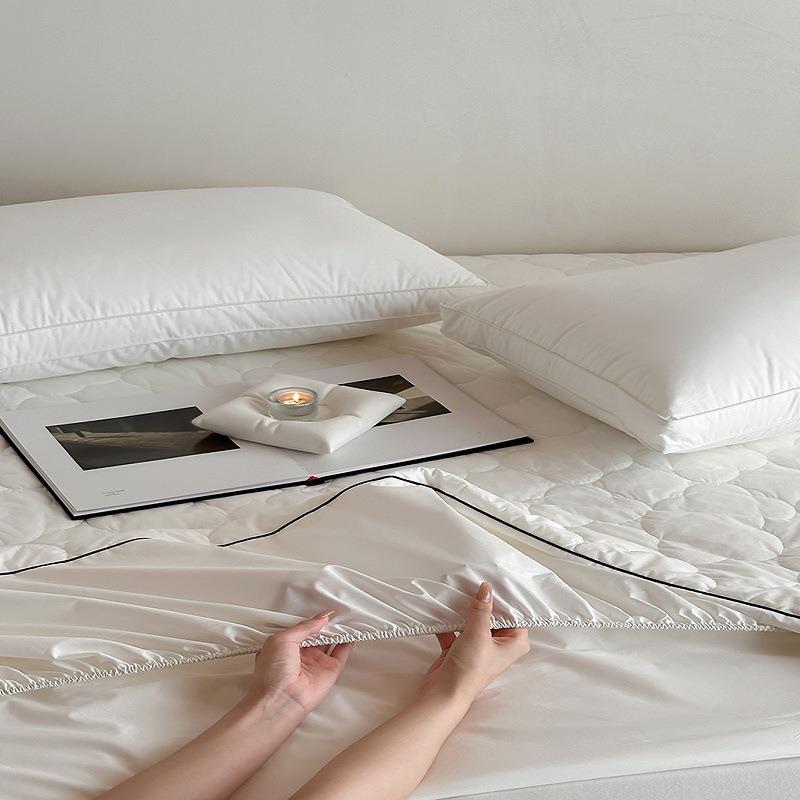 妃德高0S全棉高奢提花床笠大豆抗菌防MS202411霉阻螨拉6防水夹棉