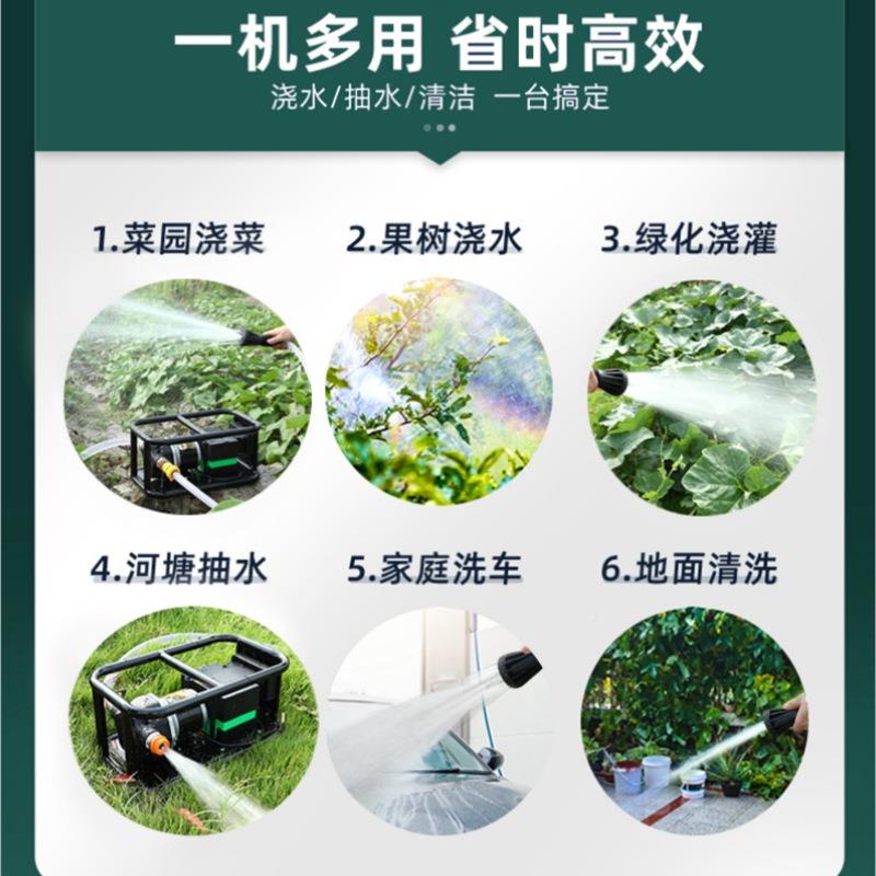 充电大式抽水泵压全HJC自吸水高户外农动田大功率马力抽水机浇菜