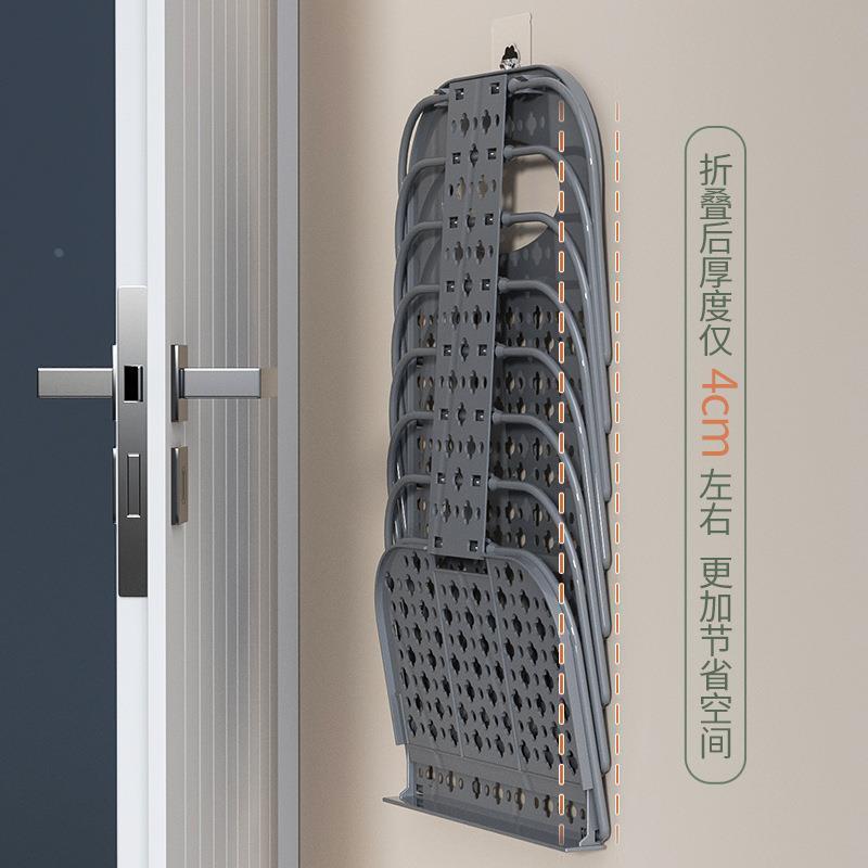 家门口外卖置物架篮筐入户门可折叠收纳篮子免接触快递放门口架子