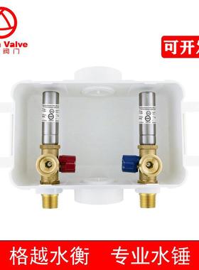 螺纹接铜洗衣机阀水锤消除器吸纳器带盒子water hammer arrestor