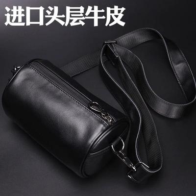 DESTNA真皮斜挎包头层牛皮胸包潮