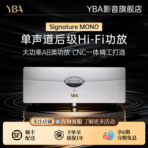 法国YBAMONO单声道后级HiFi功放
