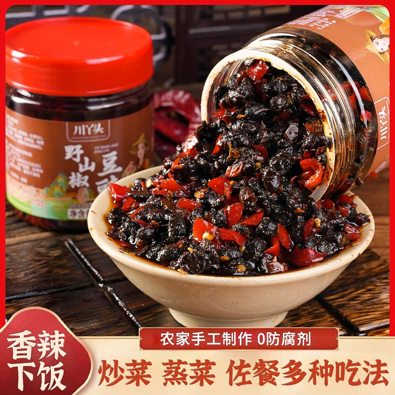 【0防腐】川丫头湖南野山椒豆豉