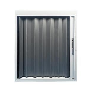 铝合金折叠隔断门百叶隐形推拉门免打孔室内门厨房卧室挡风隔断