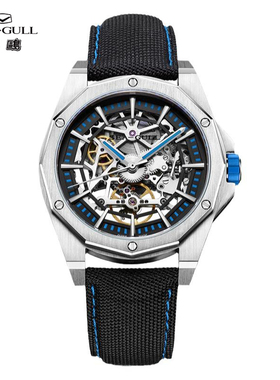 海鸥表男士机械手表运动风经典三针镂空夜光国表 811.52.6095HK