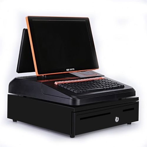 餐饮收银机一体机薪银收银机一体机超市收款机便利店小型专用触摸