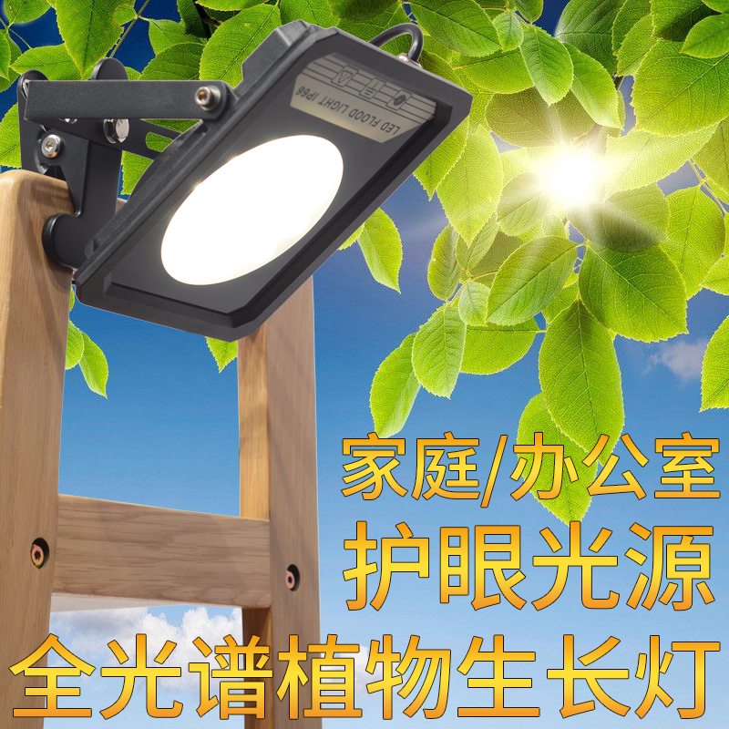 护眼led植物生长灯全光谱自然光仿太阳光家庭里办公室室内外专用