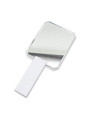 手持半永久美容妆手柄镜便携化妆镜子定制印logo广告纹绣订制图案