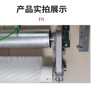 无动力滚刷清扫器煤矿水泥砂石厂输送机输送带料耐磨尼龙丝毛刷辊