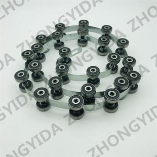 蒂森扶梯回转链 轴承6082RS可定制 滑轮群组 24节扶梯回转链