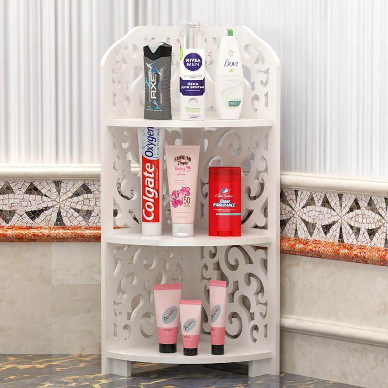 洗脸盆防水角架化妆品组织者洗漱用品架牙刷杯架浴室三角,收纳整理,整理架/置物架/收纳架,淘宝优惠券,粉丝福利购,淘宝优惠卷